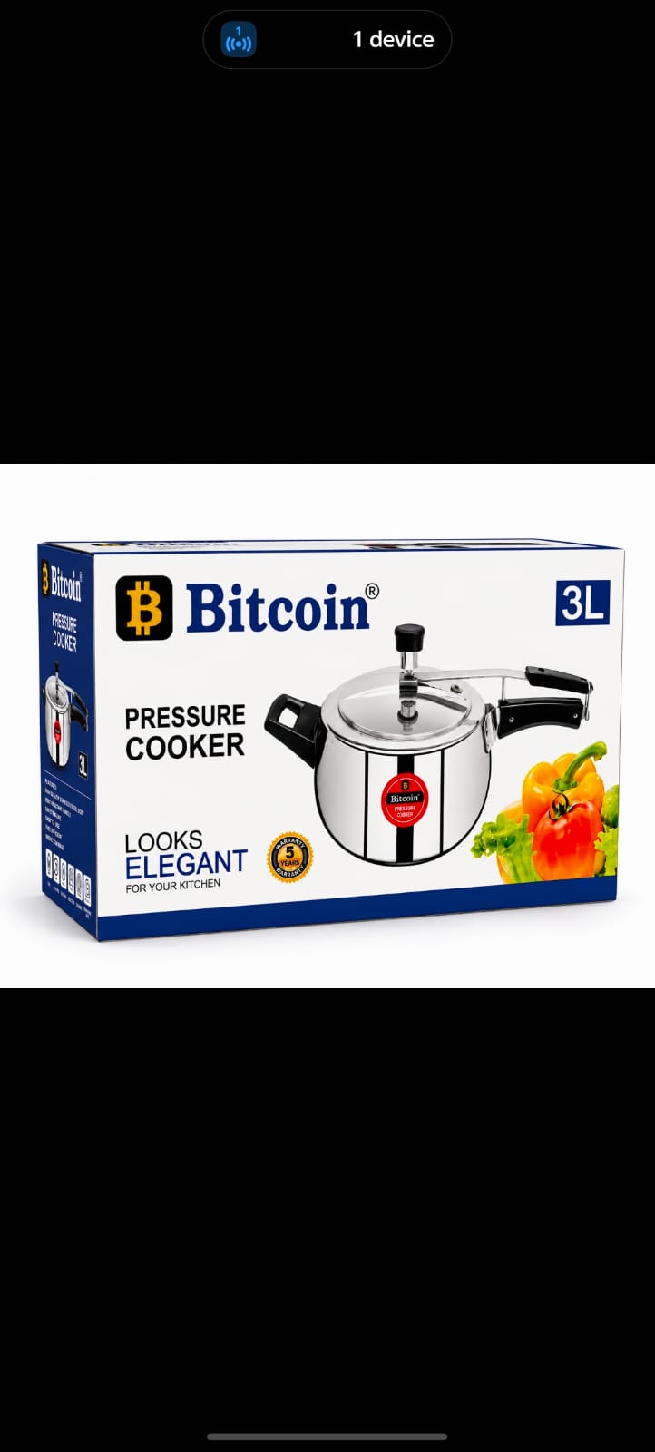 3Ltr Bitcoin Preasure